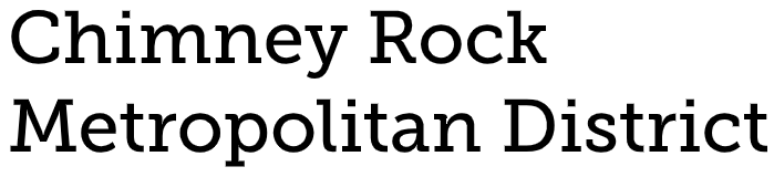 Chimney Rock Metropolitan District Logo
